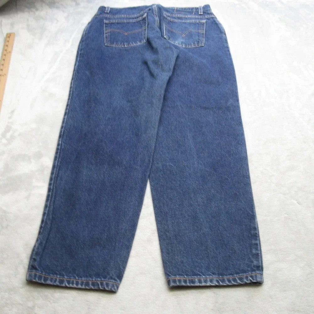 Levis 550 Jeans Mens 32X28 Dark Wash Denim Relaxed Fit Tapered Leg Baggy VTG‎